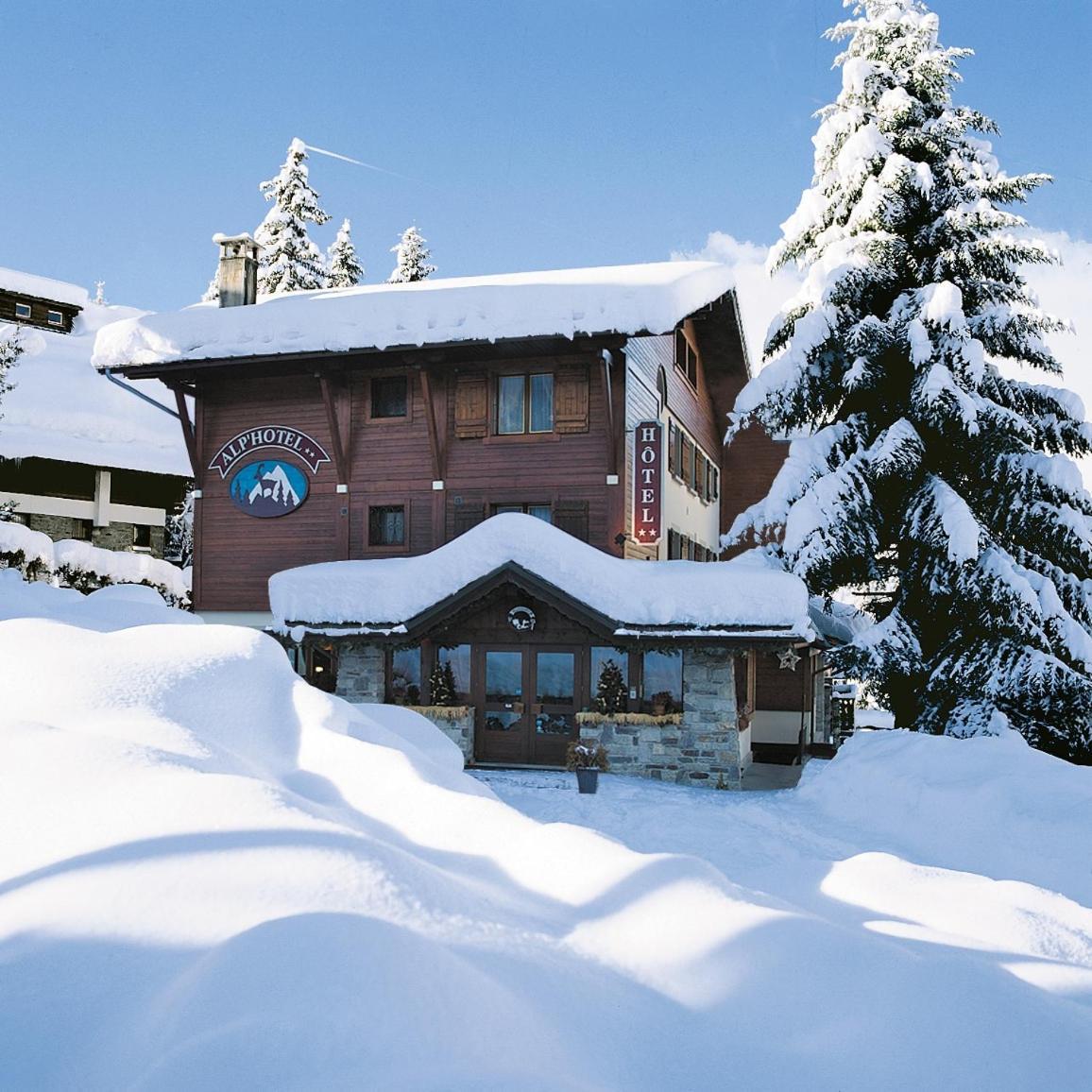 Alp-Hotel Megeve Bagian luar foto
